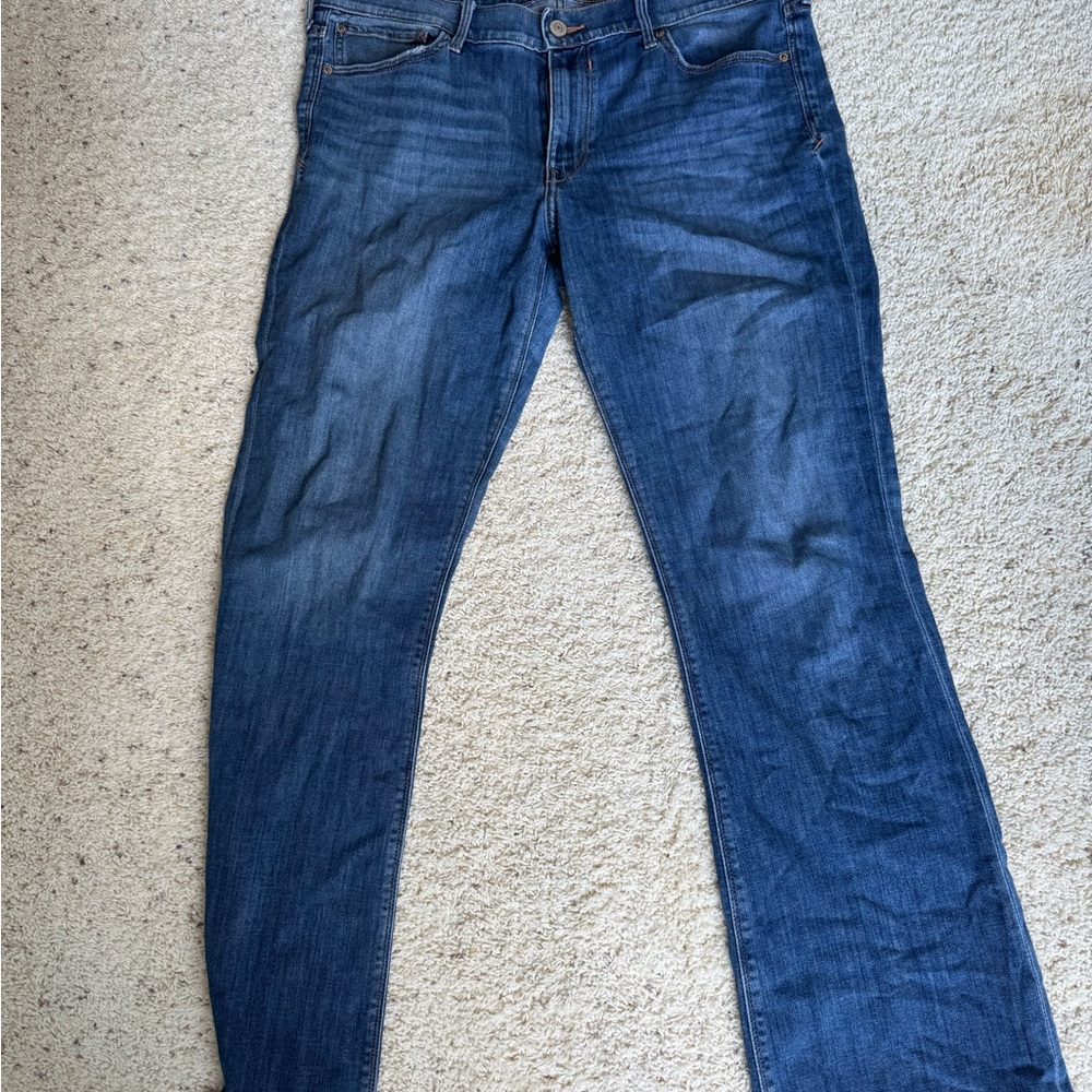 Express Women’s Stretch Mid Rise Boot Cut Jeans Long